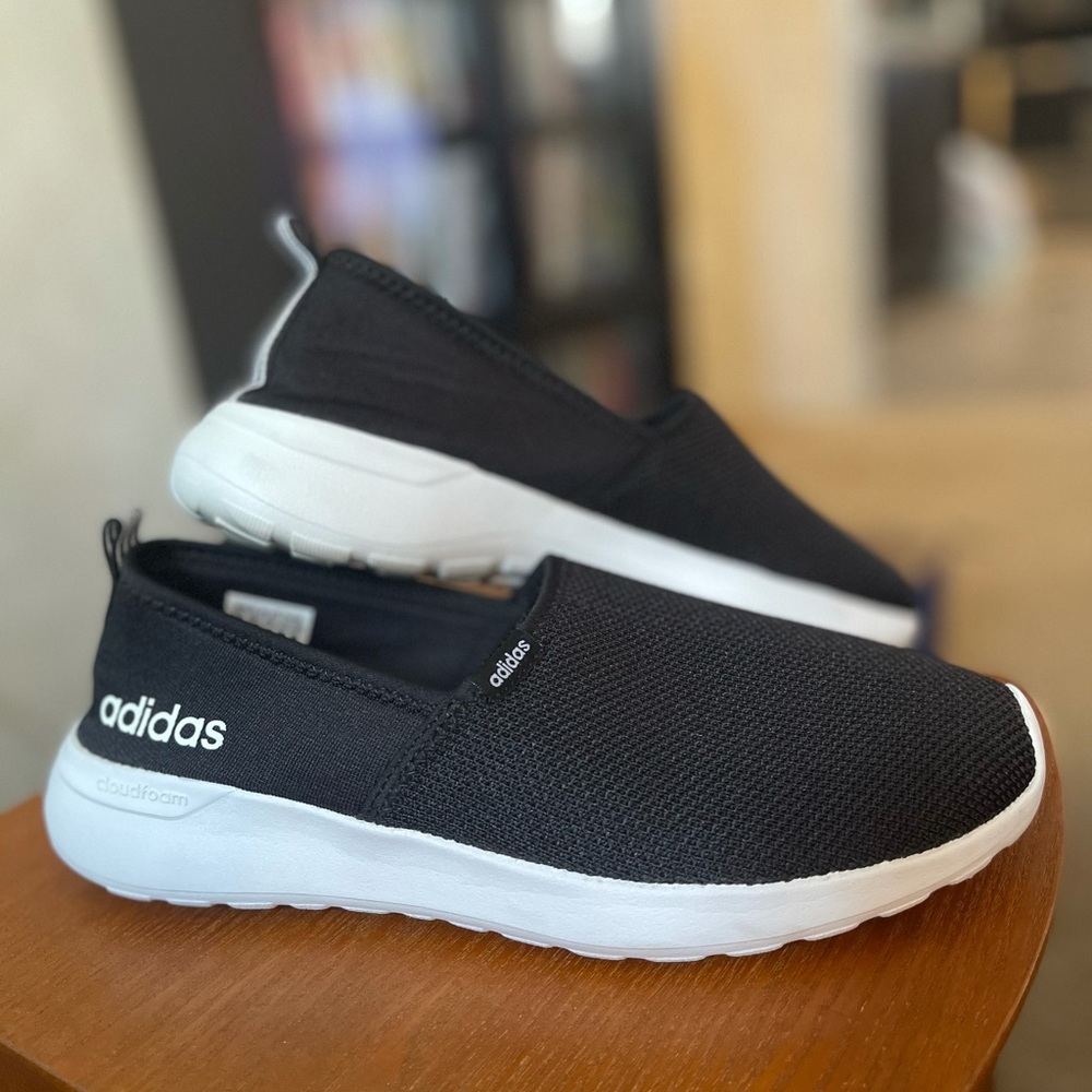 Adidas woman’s Neo Cloudfoam Slip ons